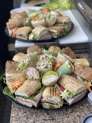 Gourmet sandwich platters