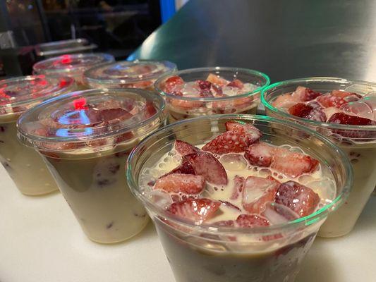 Fresas con crema!