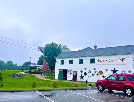 Hogan's cider mill outside