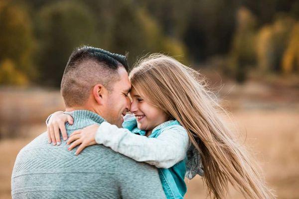 Father and daughter