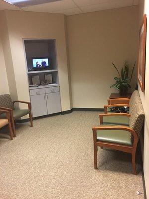 Nice waiting room for women and their caretakers