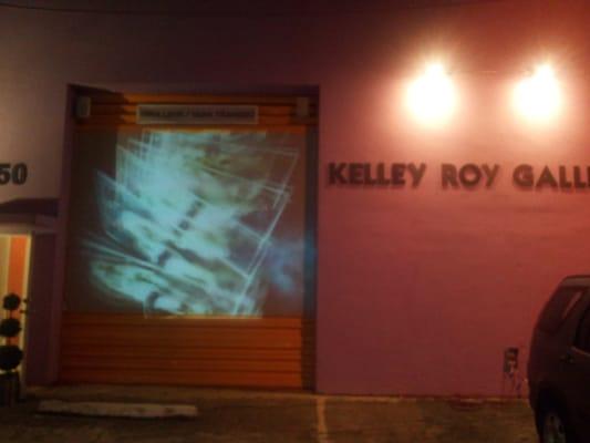 Outside wall and video art!