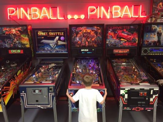 It's called S.S. Billiards, but to me and my son, it's all about the PINBALL.