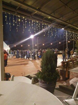 Great crowd for the Oyster Roast! Live band!! Awesome!