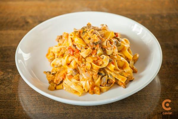 Taglioni Primavera, Spring Vegetables Ragu In A Light Pink Sauce