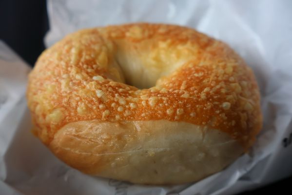 Asiago Everything Bagel ($2)