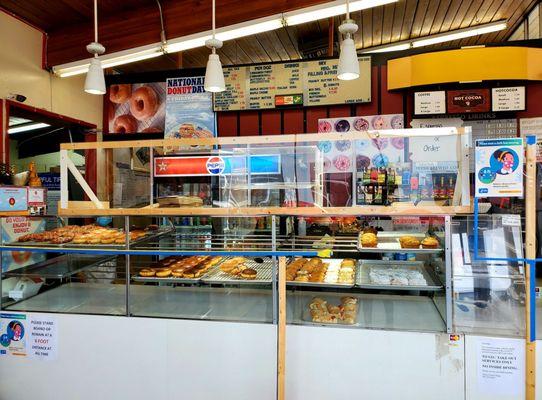 Donuts display