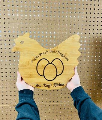 Custom cutting board