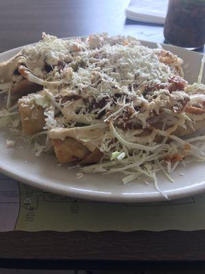 Taquitos de pollo