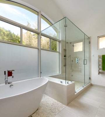 Custom Heavy Glass & Frameless Shower Enclosures