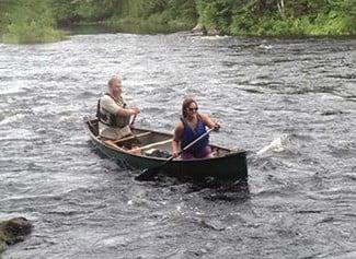 Canoeing on the St. Croix river