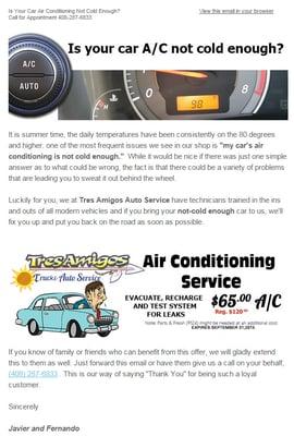 AC SERVICE SPECIAL (expires: 9/31/15)