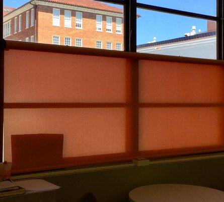 Designer Screen Shades at Clemson University