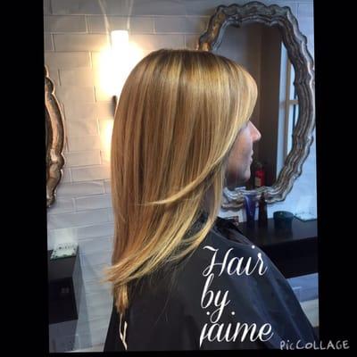 Blonde balayage done by Jaime