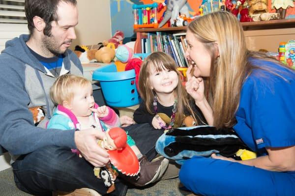 Dr. Cindy Weideman Teaching Infant oral Care