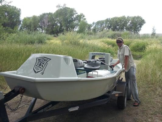 Float fishing on the N. Platt