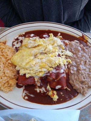 Enchiladas montadas