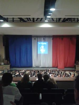 Les Misérable in the new auditorium