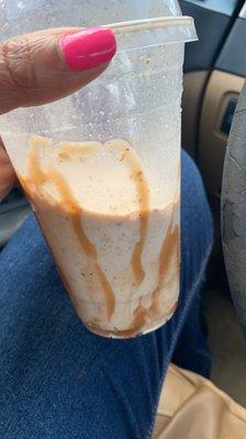 A butter pecan Herbalife shake!!! Simply amazing