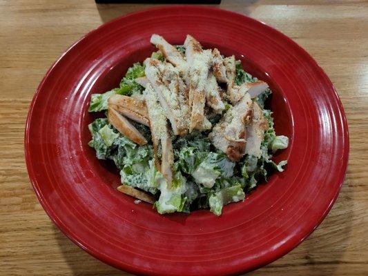 Chicken Caesar Salad.