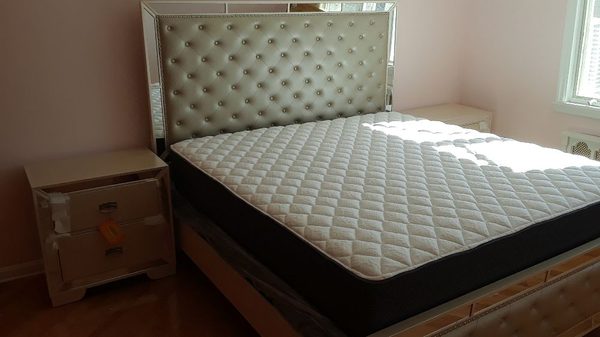 King size bed and mattress delivery and assembly