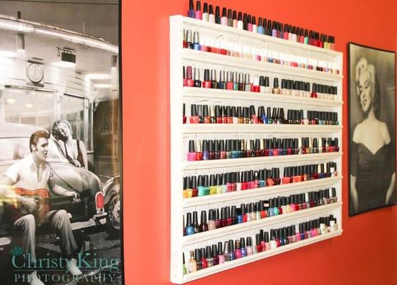 belleza spa & tanning have a large selection of nail polish and shellac colors