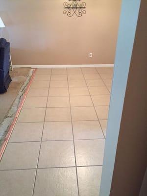 Kitchen Before Tile removal