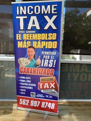 Tax services that we offer be sure to stop by for a quote today!!