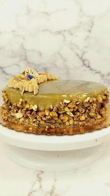 Pistachio Custom cake