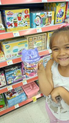 Sweetest girl ever with mom in Walgreens