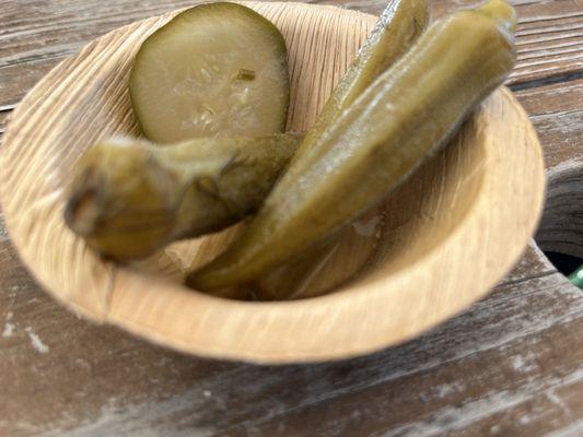 Pickled okra