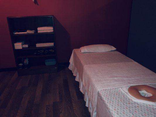 private body massage room for party of two