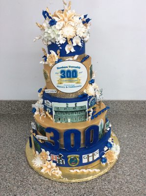 Horsham Township's 300th birthday cake