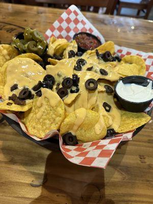 Nachos, hard to find the meat