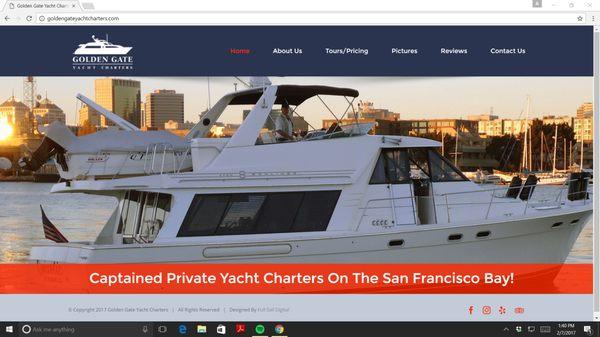 New website and brand development project for Golden Gate Yacht Charters! Check them out! goldengateyachtcharters.…