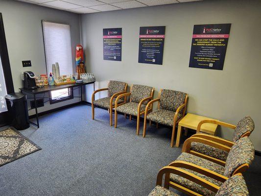 Inside lobby view of  of Pink Harbor, CPA