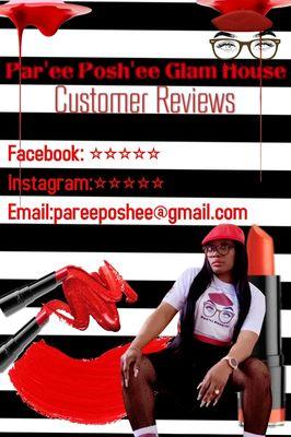 Leave us a review on Facebook