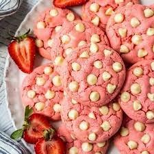 Strawberry cookies