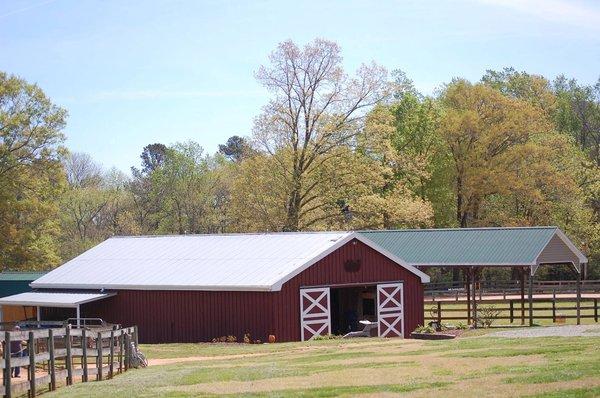 New Beginnings Farm is based in Pittsboro, NC at our lovely 36 acre piece of property with beautiful pastures, barn, and riding arenas.