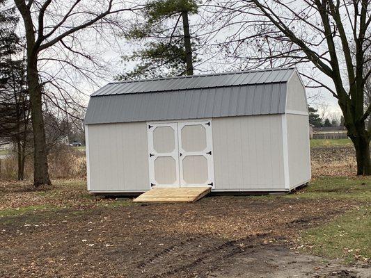 12x20 shed with loft inside