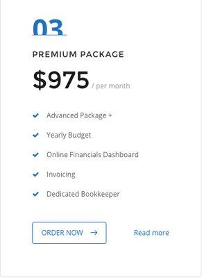 Premium Package for $975 / ,onth