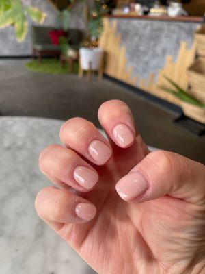 Nails by Jenny. She always does such a great job! Shaped well, not too thick, and LASTS for over 3 weeks without lifting!!!