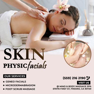 Geneo Facials in Madera Ca. Located at 1930 Howard Road Suite J Madera CA 93637. Call or text Skin Physic at/ 559-216-2190