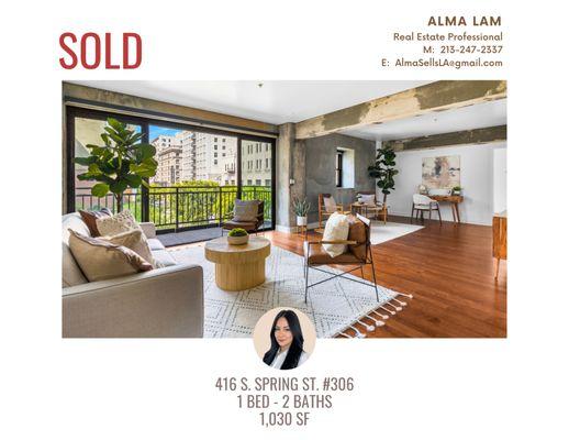 Sold at El Dorado Lofts | Represented Seller