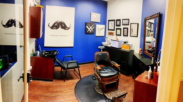 The Barber's Mark private studio.