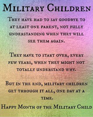 For all of us that are Military Brats.