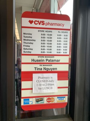 Store hours