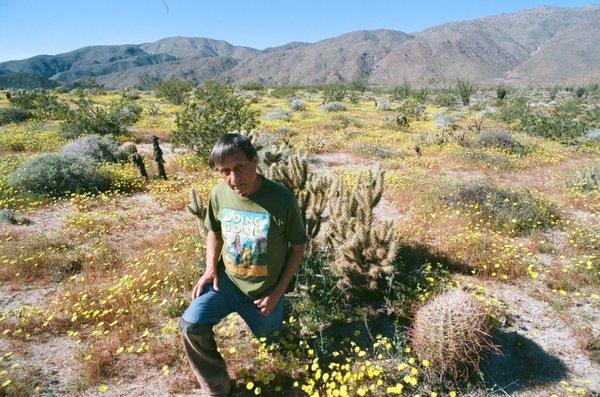 This is me kneeling in Yaqui Meadows, surround by millions and billions of flowers. - - -Tom Brody