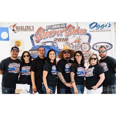 Aaron Co-Hosted Barstow's 1st Show n' Shine Car Show