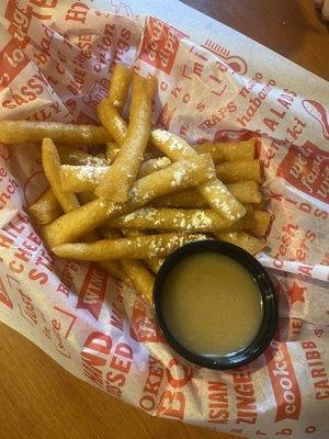 Funnel Cake Fries with Special Sauce